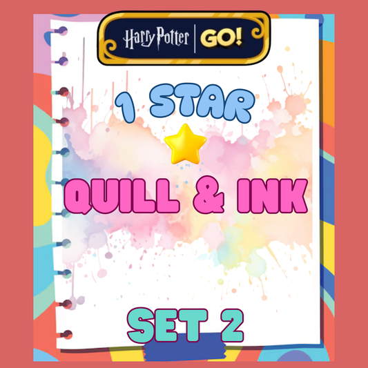 QUILL & INK - 1🌟 Set 2 - Monopoly Go Sticker