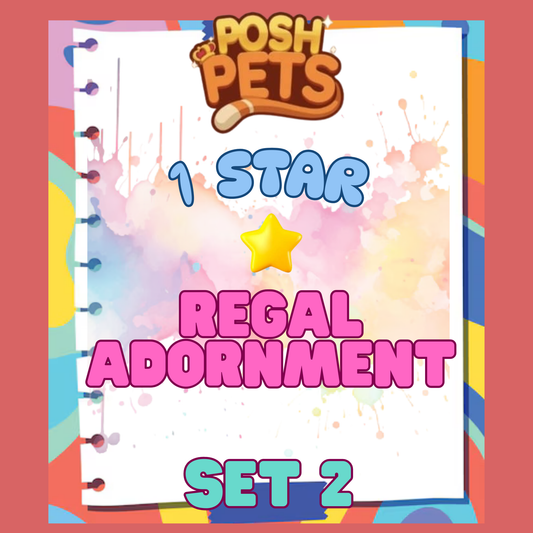 REGAL ADORNMENT - 1🌟 Set 2 - Monopoly Go Sticker