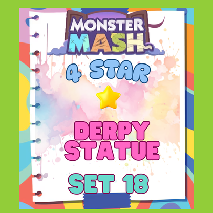 DERPY STATUE - 4🌟 Set 18 - Monopoly Go Sticker