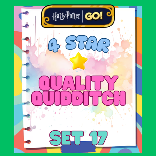 QUALITY QUIDDITCH - 4🌟 Set 17 - Monopoly Go Sticker
