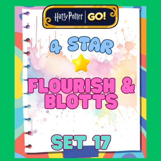 FLOURISH & BLOTTS - 4🌟 Set 17 - Monopoly Go Sticker