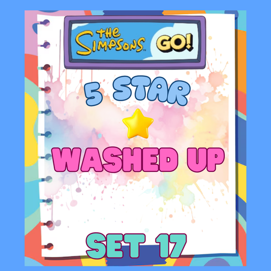 WASHED UP - 5🌟 Set 17 - Monopoly Go Sticker