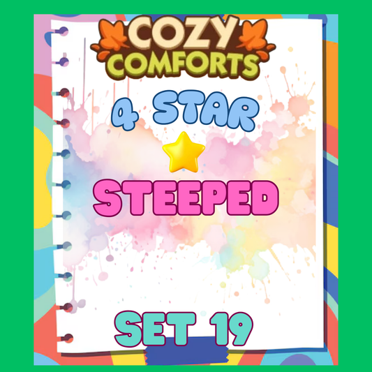 STEEPED - 4🌟 Set 19 - Monopoly Go Sticker