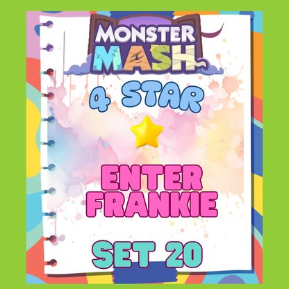 ENTER FRANKIE - 4🌟 Set 20 - Monopoly Go Sticker
