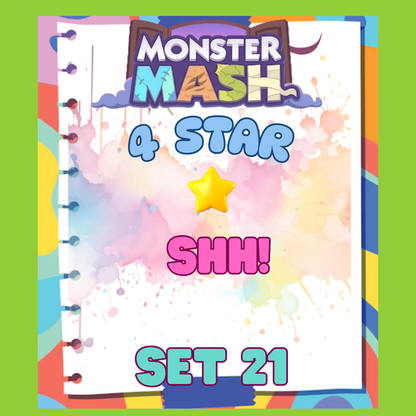 SHH! - 4🌟 Set 21 - Monopoly Go Sticker