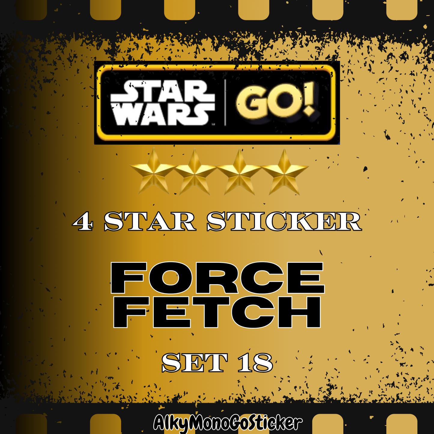 FORCE FETCH - 4🌟 Set 18 - Monopoly Go Sticker