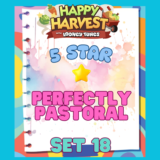 PERFECTLY PASTORAL - 5🌟 Set 18 - Monopoly Go Sticker