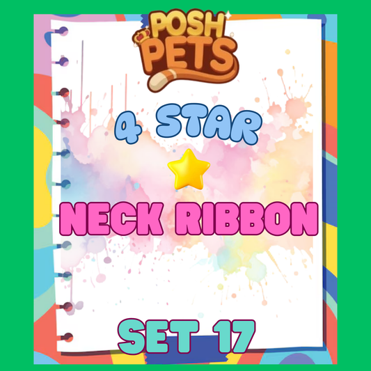 NECK RIBBON - 4🌟 Set 17 - Monopoly Go Sticker