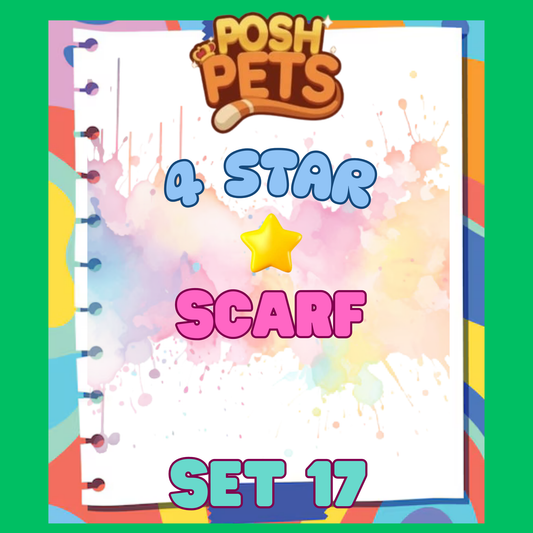 SCARF - 4🌟 Set 17 - Monopoly Go Sticker