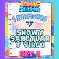 SNOWY SANCTUARY VIRGO - 1⭐ Set 2 - Carnival Tycoon Sticker