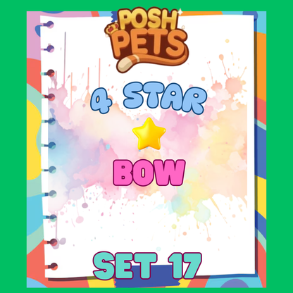 BOW - 4🌟 Set 17 - Monopoly Go Sticker