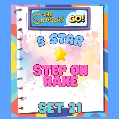 STEP ON RAKE - 5🌟 Set 21 - Monopoly Go Sticker