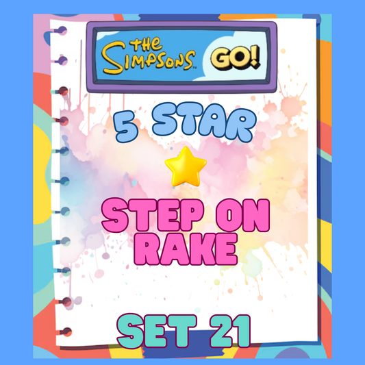 STEP ON RAKE - 5🌟 Set 21 - Monopoly Go Sticker