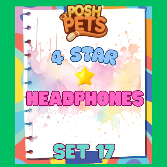 HEADPHONES - 4🌟 Set 17 - Monopoly Go Sticker