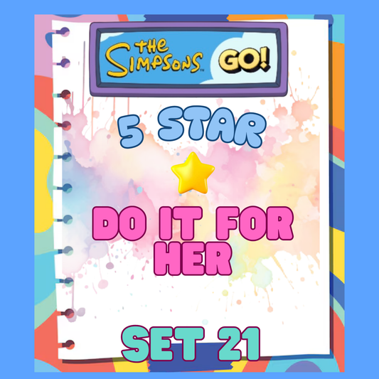 DO IT FOR HER - 5🌟 Set 21 - Monopoly Go Sticker