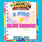 BLUE RIBBON - 5🌟 Set 20 - Monopoly Go Sticker