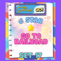 GO TO RAILROAD - 6🌟 Set 17 - Monopoly Go Sticker