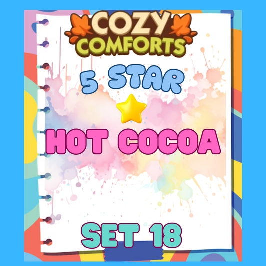 HOT COCOA - 5🌟 Set 18 - Monopoly Go Sticker