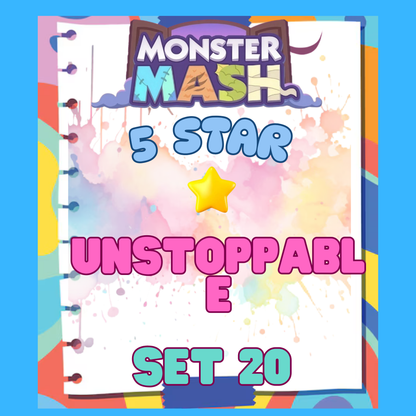 UNSTOPPABLE - 5🌟 Set 20 - Monopoly Go Sticker