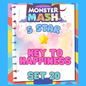 KEY TO HAPPINESS - 5🌟 Set 20 - Monopoly Go Sticker