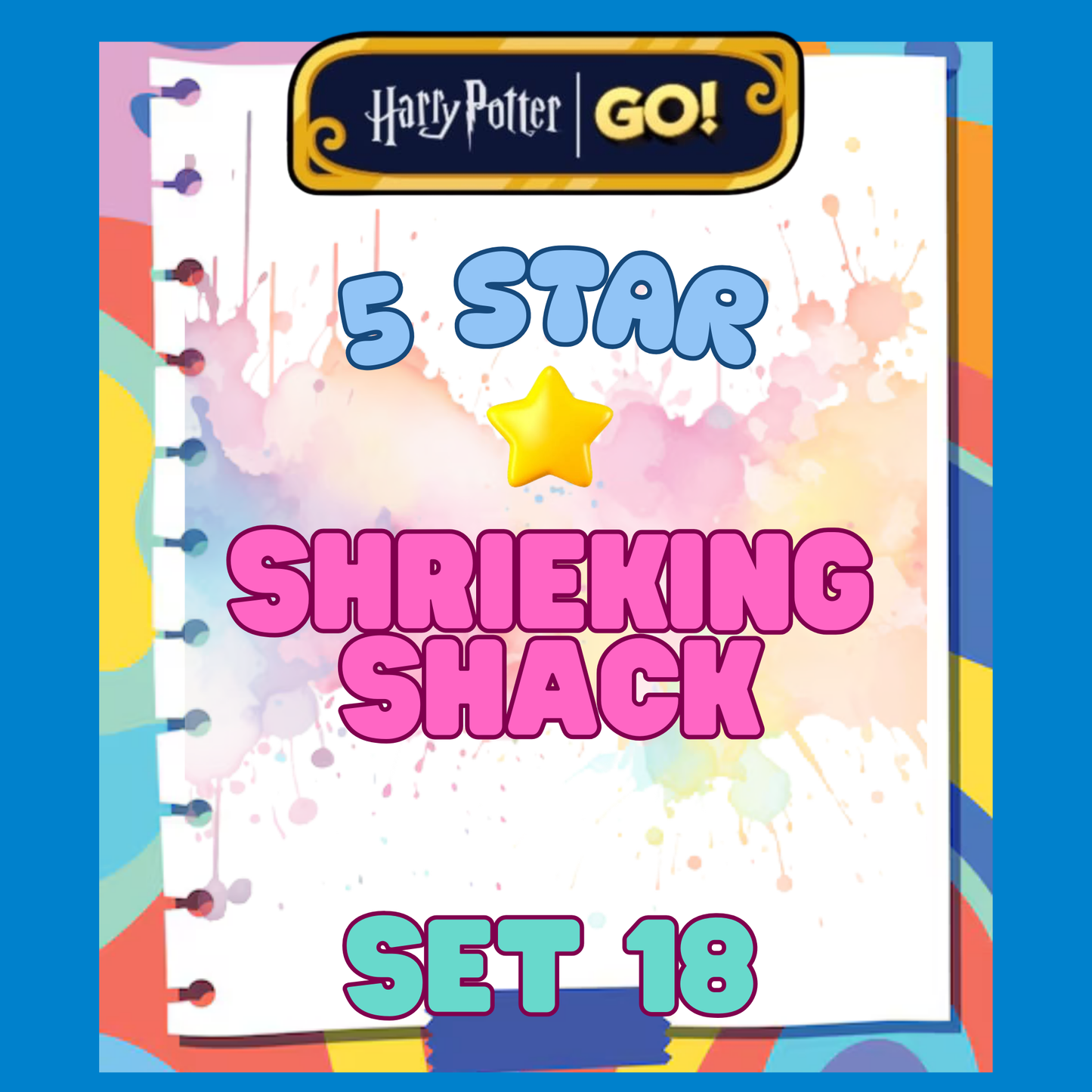 SHRIEKING SHACK - 5🌟 Set 18 - Monopoly Go Sticker