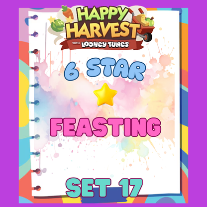 FEASTING - 6🌟 Set 17 - Monopoly Go Sticker