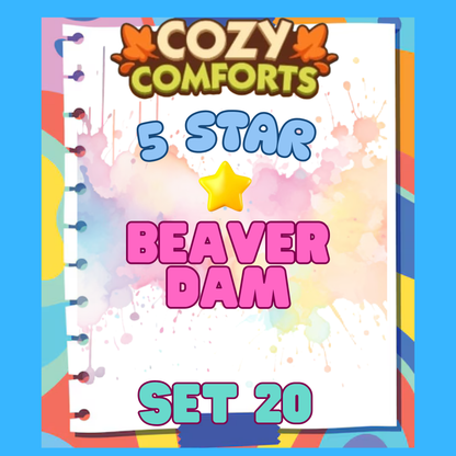 BEAVER DAM - 5🌟 Set 20 - Monopoly Go Sticker