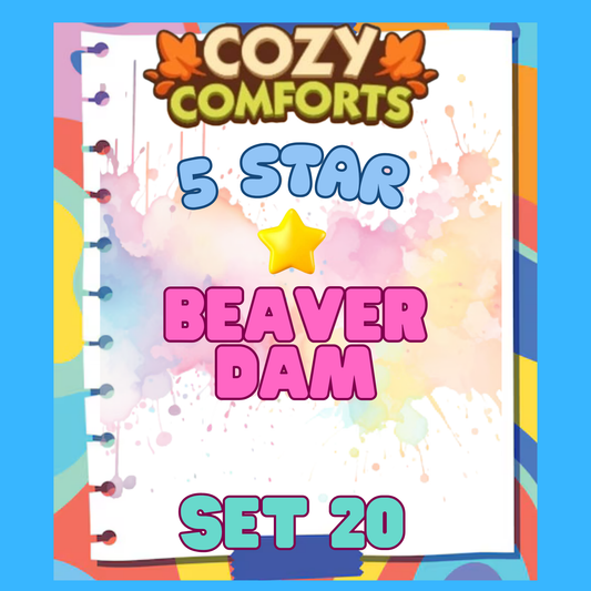 BEAVER DAM - 5🌟 Set 20 - Monopoly Go Sticker