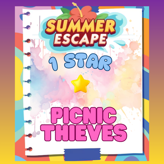 PICNIC THIEVES - 1🌟 Set 2 - Monopoly Go Sticker