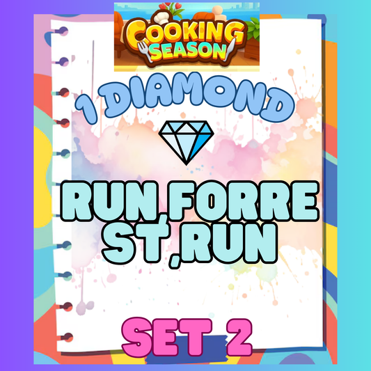 RUN,FORREST,RUN - 1⭐ Set 2 - Carnival Tycoon Sticker