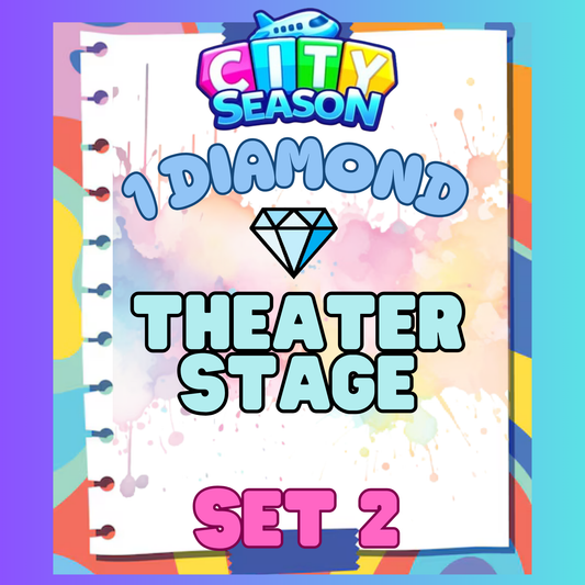 THEATER STAGE - 1⭐ Set 2 - Carnival Tycoon Sticker