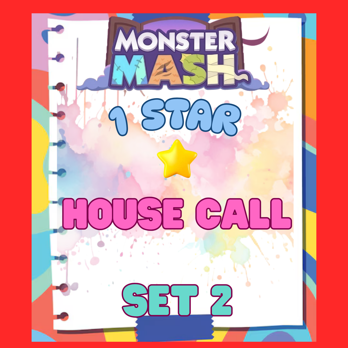 HOUSE CALL - 1🌟 Set 2 - Monopoly Go Sticker