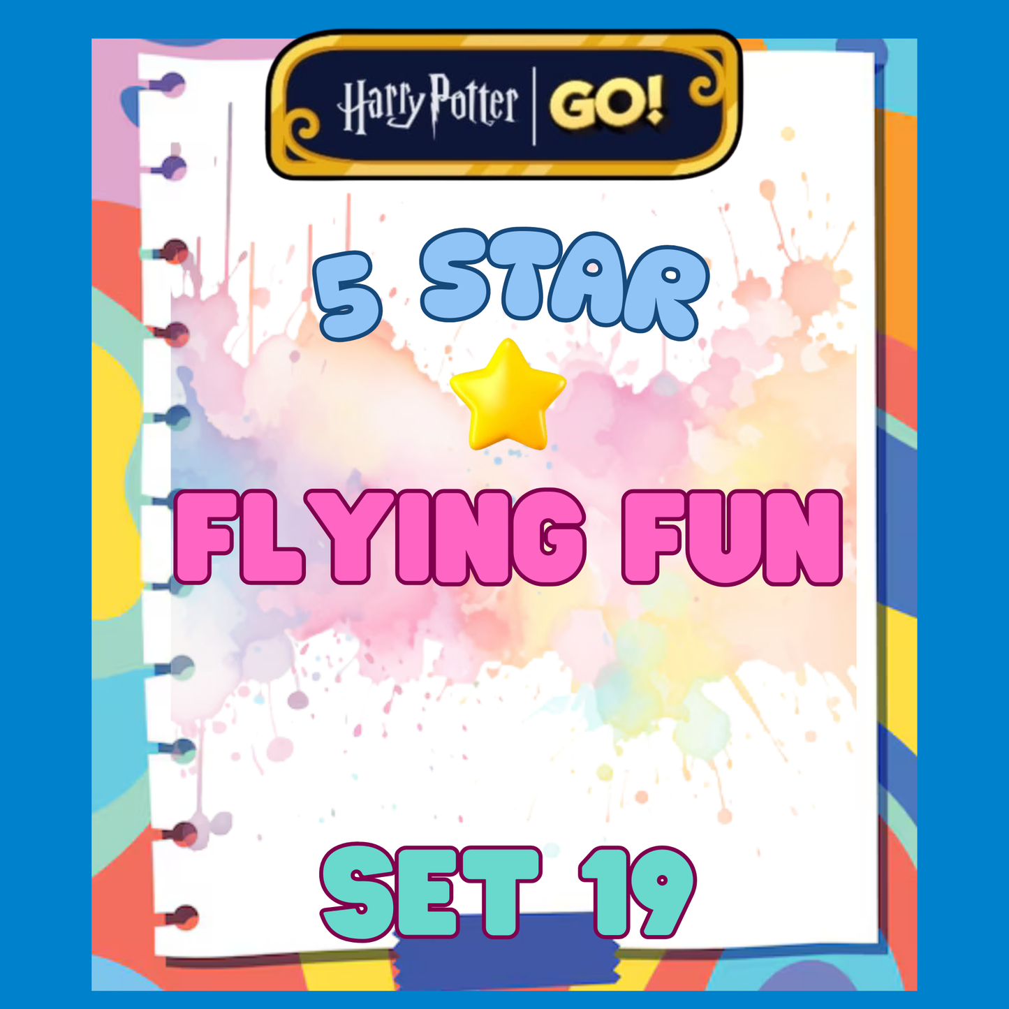 FLYING FUN - 5🌟 Set 19 - Monopoly Go Sticker