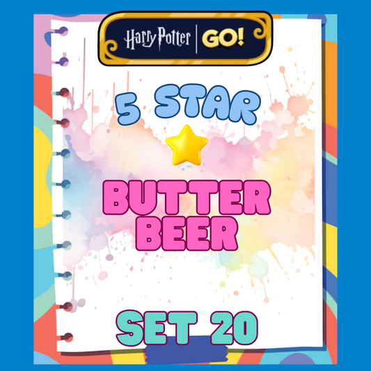 BUTTER BEER - 5🌟 Set 20 - Monopoly Go Sticker