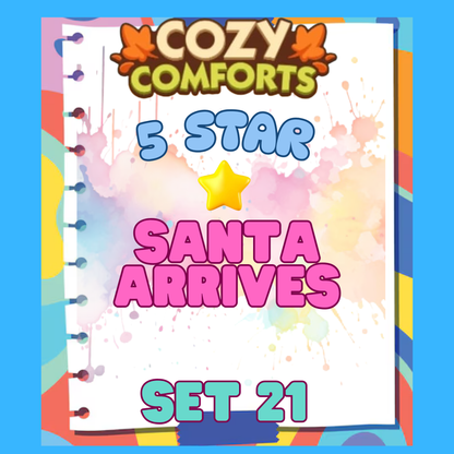 SANTA ARRIVES - 5🌟 Set 21 - Monopoly Go Sticker