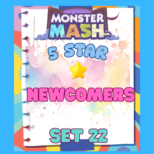 NEWCOMERS - 5🌟 Set 22 - Monopoly Go Sticker