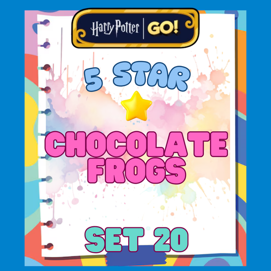 CHOCOLATE FROGS - 5🌟 Set 20 - Monopoly Go Sticker