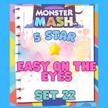 EASY ON THE EYES - 5🌟 Set 22 - Monopoly Go Sticker