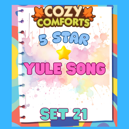 YULE SONG - 5🌟 Set 21 - Monopoly Go Sticker