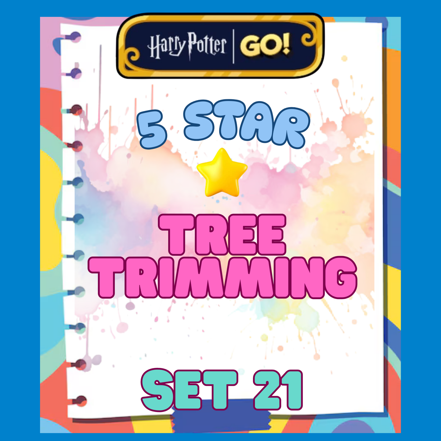 TREE TRIMMING - 5🌟 Set 21 - Monopoly Go Sticker