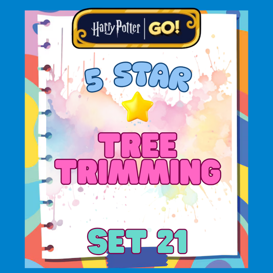 TREE TRIMMING - 5🌟 Set 21 - Monopoly Go Sticker