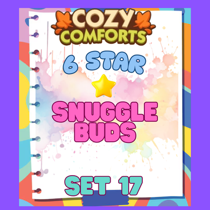 SNUGGLE BUDS - 6🌟 Set 17 - Monopoly Go Sticker