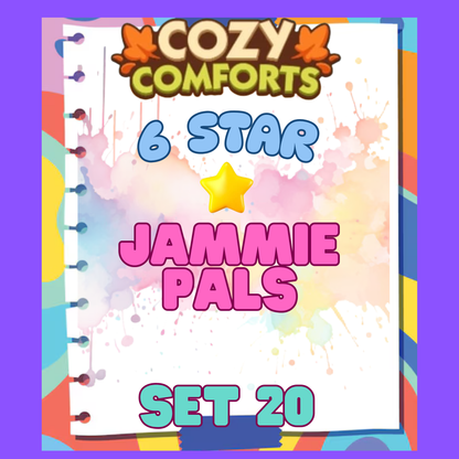 JAMMIE PALS - 6🌟 Set 20 - Monopoly Go Sticker
