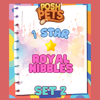 ROYAL NIBBLES - 1🌟 Set 2 - Monopoly Go Sticker