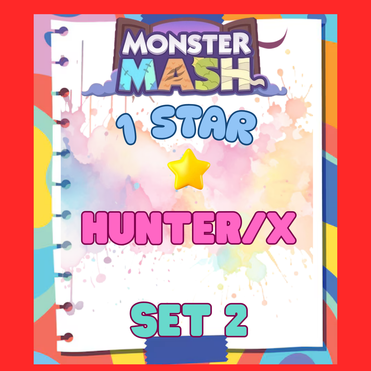 HUNTER/X - 1🌟 Set 2 - Monopoly Go Sticker
