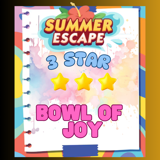 BOWL OF JOY  - 3🌟 Set 11 - Monopoly Go Sticker