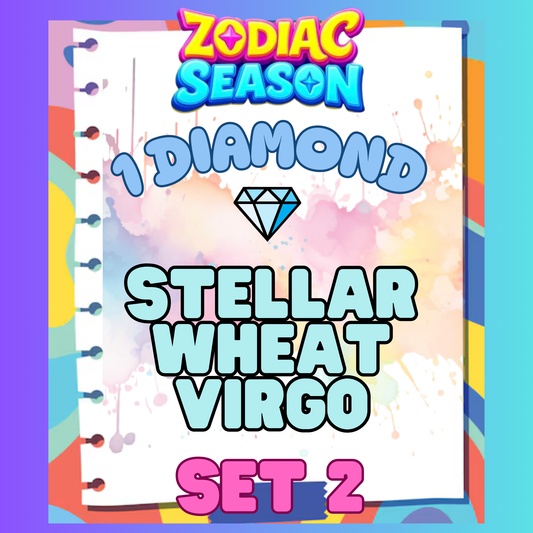 STELLAR WHEAT VIRGO - 1⭐ Set 2 - Carnival Tycoon Sticker