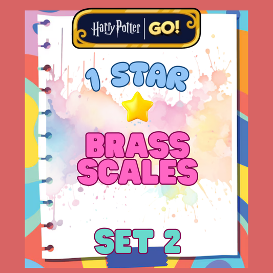 BRASS SCALES - 1🌟 Set 2 - Monopoly Go Sticker