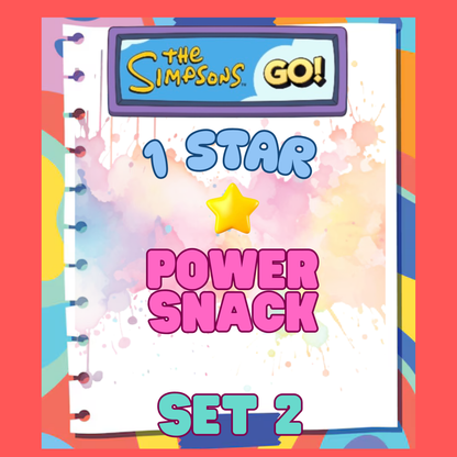 POWER SNACK - 1🌟 Set 2 - Monopoly Go Sticker