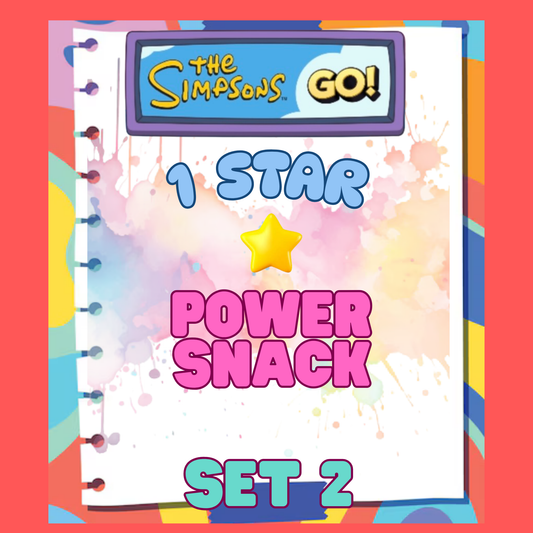 POWER SNACK - 1🌟 Set 2 - Monopoly Go Sticker